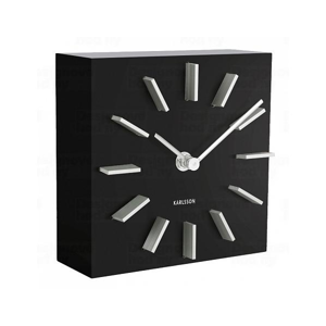 Designové stolní i nástěnné hodiny 5781BK Karlsson 15cm
