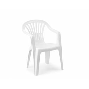 Plastová zahradní židle Altea bílá
