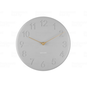 Designové nástěnné hodiny 5771GY Karlsson 25cm