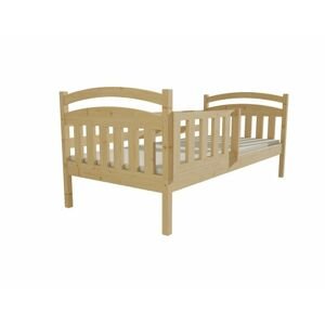 Dětská postel DP 001 bezbarvý lak, 90x200 cm