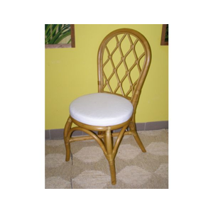 Ratanová jídelní židle HARLINGEN - světlá
