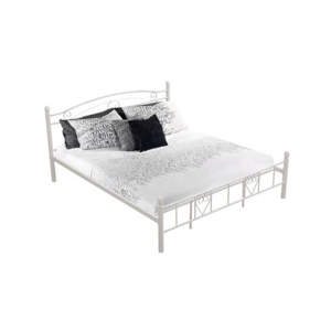Kovová postel BRITA s roštem, 180x200 cm