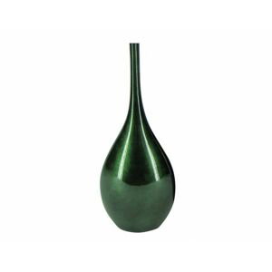 Dekorační váza (8x16x36,5cm), tmavě zelená