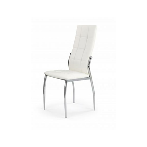Bílá jídelní židle K209