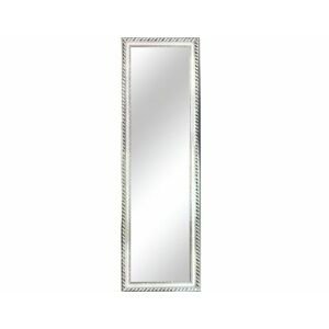 Zrcadlo, stříbrný dřevěný rám, MALKIA TYP 5