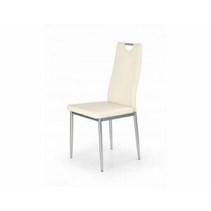 Jídelní židle K202, krémová