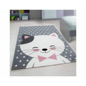 Dětský koberec KIDS 550, růžová