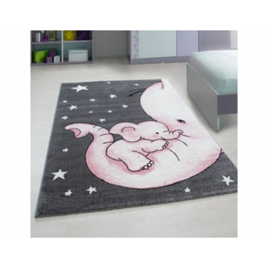 Dětský koberec KIDS 560, růžová