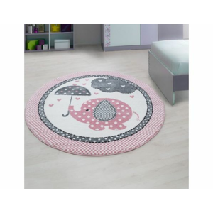 Dětský koberec KIDS 570, růžová