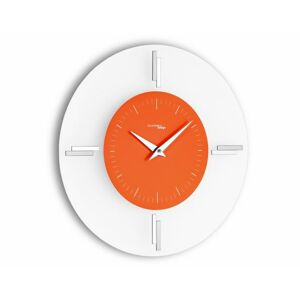 Designové nástěnné hodiny I060MAR orange IncantesimoDesign 35cm