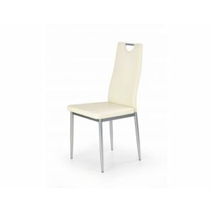 Jídelní židle K202, krémová barva