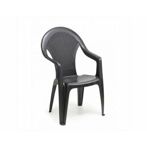 Zahradní židle Giglio plast, antracit