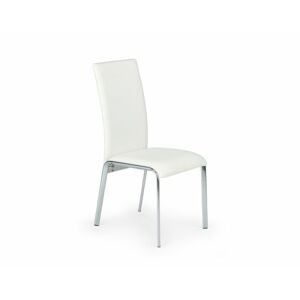 Bílá jídelní židle K135