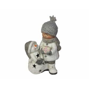 Dítě se sněhulákem X2636 2. jakost