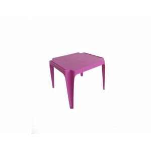 Růžový plastový stolek Susi, II. jakost