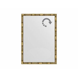 Zrcadlo, rám zlatý bambus, 67x87cm