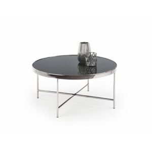 Konferenční stůl Moria sklo/chrom, stříbrná