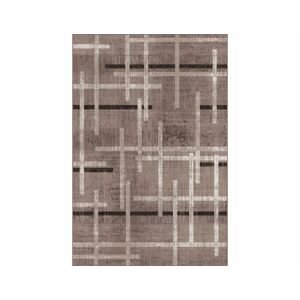 Kusový hnědý koberec Mira 24009-133 Rozměry: 60x110