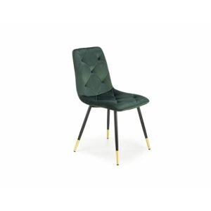 Jídelní židle K438 tmavě zelená