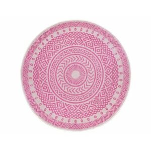 Kusový koberec Jaffa 105214 Pink Cream kruh