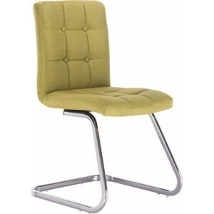 Designová židle Couchan zelená látka
