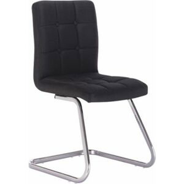 Designová židle Couchan černá látka