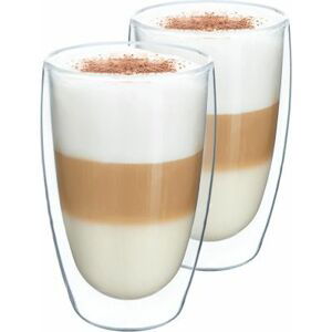 Termo sklenice Cool Latte 450 ml set 2 ks