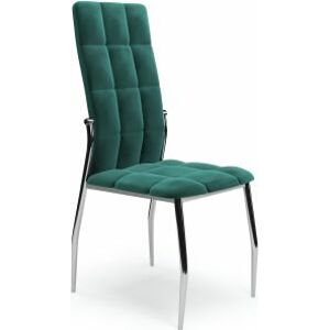 Tmavě zelená jídelní židle K416