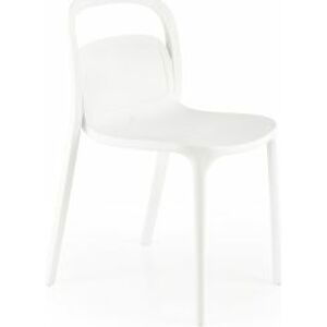 Stohovatelná zahradní židle K490 bílá