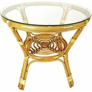 Ratanový obývací stolek BAHAMA - světlý med