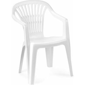 Bílá plastová židle Scilla II. jakost