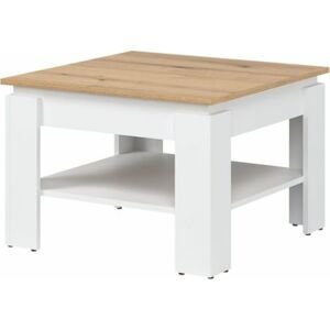 Konferenční stolek LA05 bílá/dub evoke