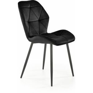 Černá jídelní židle K453