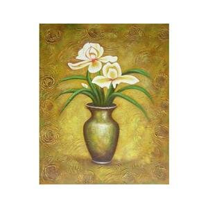 Obraz - Váza s dvěma květy