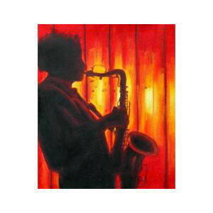 Obraz - Saxofonista