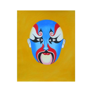 Obraz - Modrá maska