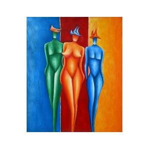 Obraz - Tři barevné ženy