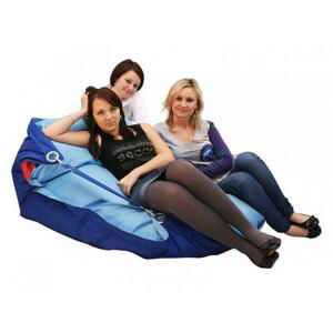 Sedací pytel BeanBag duo-dark blue-cyan