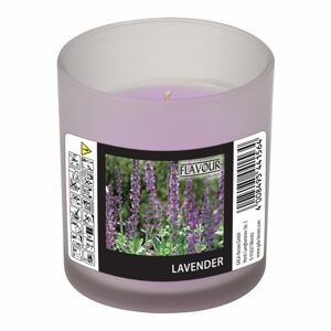 Vonná svíčka Lavender v matném skle Indro Vino - Gala Kerzen