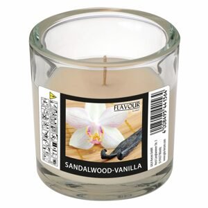Vonná svíčka Sandalwood-Vanilla ve skle ELEGANT - Gala Kerzen