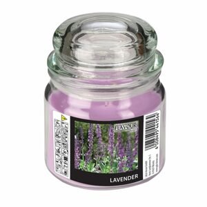 Vonná svíčka Lavender ve skle s víkem - Gala Kerzen