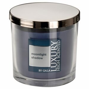 Vonná svíčka Moonlight Shadow 2-knotová ve skle Lyon s kovovým víkem - Gala Kerzen