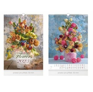 kalendář 2023 nástěnný Flowers 1061342 - MFP Paper s.r.o.