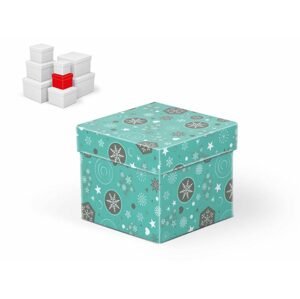 krabice dárková vánoční C-V002-B 10x10x9cm 5370702 - MFP Paper s.r.o.