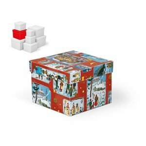krabice dárková vánoční C-V005-EL 16x16x12cm 5370774 - MFP Paper s.r.o.