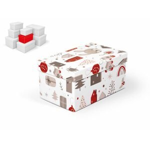 krabice dárková vánoční B-V007-C 20x12x10cm 5370925 - MFP Paper s.r.o.