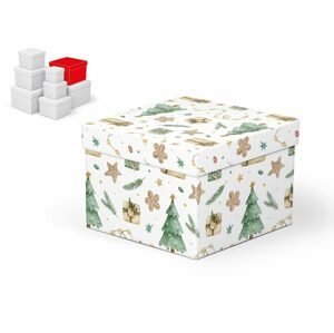 krabice dárková vánoční C-V007-F 18x18x13cm 5370944 - MFP Paper s.r.o.