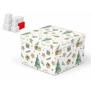 krabice dárková vánoční C-V007-H 22x22x15cm 5370946 - MFP Paper s.r.o.