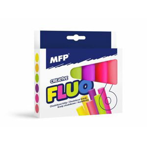 křídy M chodníkové fluo kulaté 6 ks mix barev - krabička 6320142 - MFP Paper s.r.o.