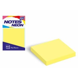 bloček samolepící 75x75mm 100 listů žlutý neon 7500889 - MFP Paper s.r.o.